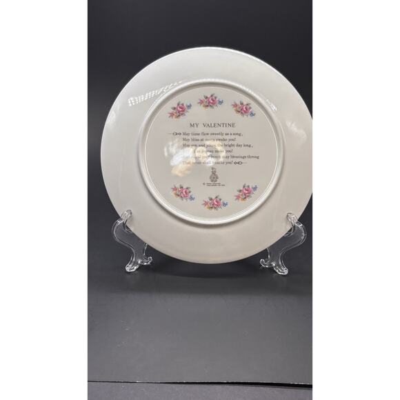 Vintage Royal Doulton My Valentine Day 1979 Collector Plate 8 1/4 " - Picture 10 of 16